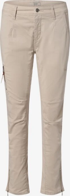 MAC Pantalons Regular Broek Rich Dames Beige