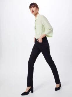 MAC Jeans Slimfit Jeans Angela Dames Zwart 11 MAC Jeans Slimfit Jeans Angela Dames Zwart -Mac 7ceec8fcf2ea80fcfe9fab78a0ef2136