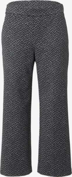 MAC Pantalons Wide Leg Broek Chiara Dames Grijs / Donkergrijs
