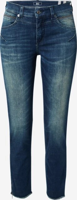 MAC Jeans Slimfit Jeans RICH Dames Blauw