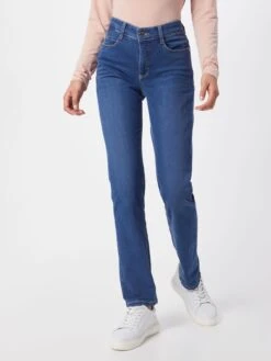 MAC Straight Regular Jeans Dream Dames Blauw -Mac 86a9adde49dd80fea8a39fb5921f0b54