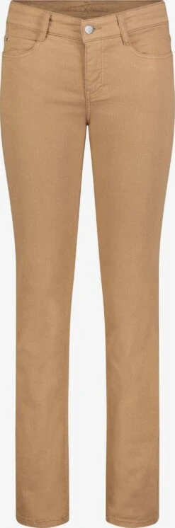 MAC Straight Regular Jeans Dames Cognac