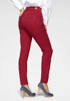 MAC Jeans Skinny Jeans Dames Donkerrood -Mac 886ac79a72b4ab180005213e839b2d44