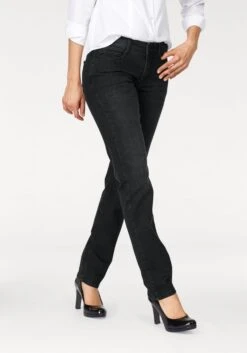 MAC Jeans Slimfit Jeans Angela Dames Donkergrijs -Mac 8990fd7d8b04f7b34783e8e7370da537
