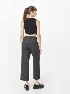 MAC Pantalons Wide Leg Broek Chiara Dames Grijs / Donkergrijs -Mac 8af89a7c26a0d0169bf1f2838a15575a