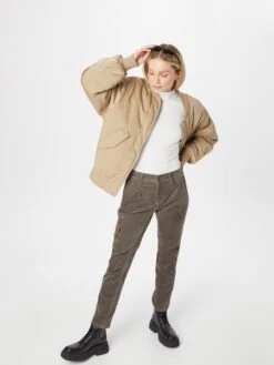 MAC Pantalons Slimfit Broek Rich Dames Olijfgroen -Mac 8b55a0376de1a16adeda937790c70d7d