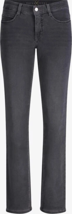 MAC Straight Regular Jeans Dames Donkergrijs