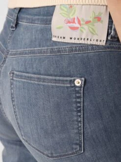 MAC Straight Regular Jeans Dames Blauw -Mac 9224ab3183a899edcc5225aa6182eaae