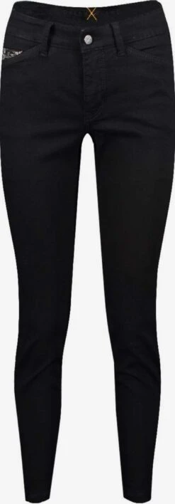 MAC Straight Regular Jeans Dames Zwart