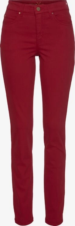 MAC Jeans Skinny Jeans Dames Donkerrood