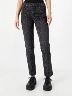 MAC Pantalons Slimfit Broek MELANIE Dames Donkergrijs 9 MAC Pantalons Slimfit Broek MELANIE Dames Donkergrijs -Mac 9a496deb789b5d30ddd382c601747225