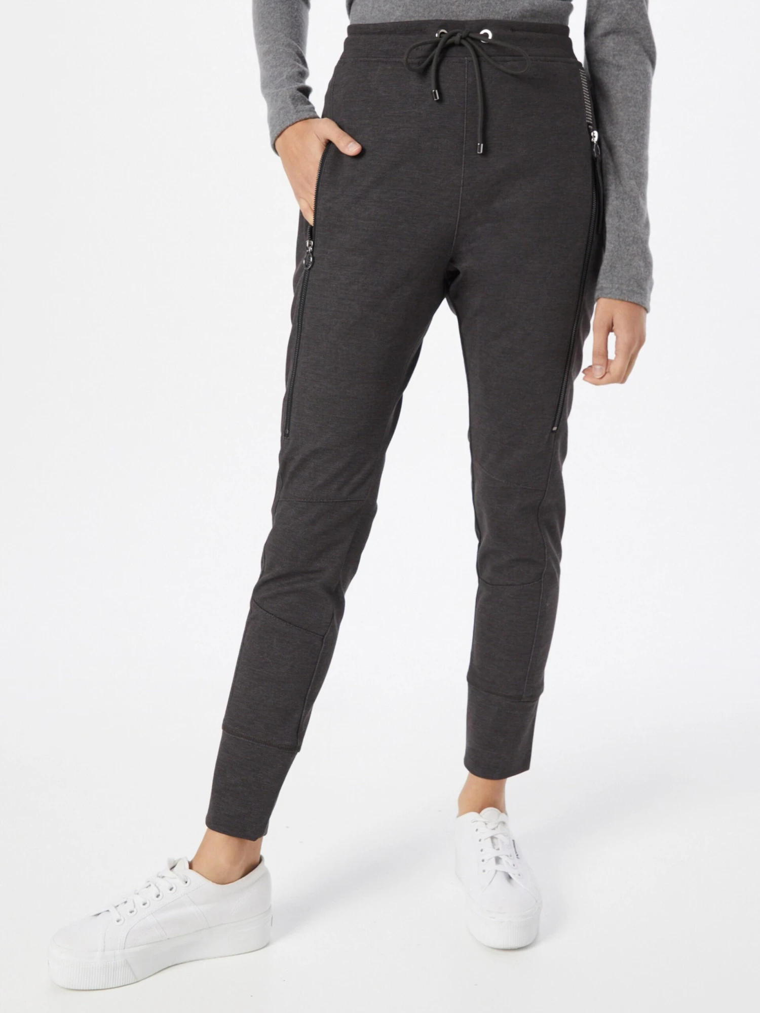 MAC Pantalons Tapered Broek Future Dames Donkerbruin 5 MAC Pantalons Tapered Broek Future Dames Donkerbruin - Afbeelding 3
