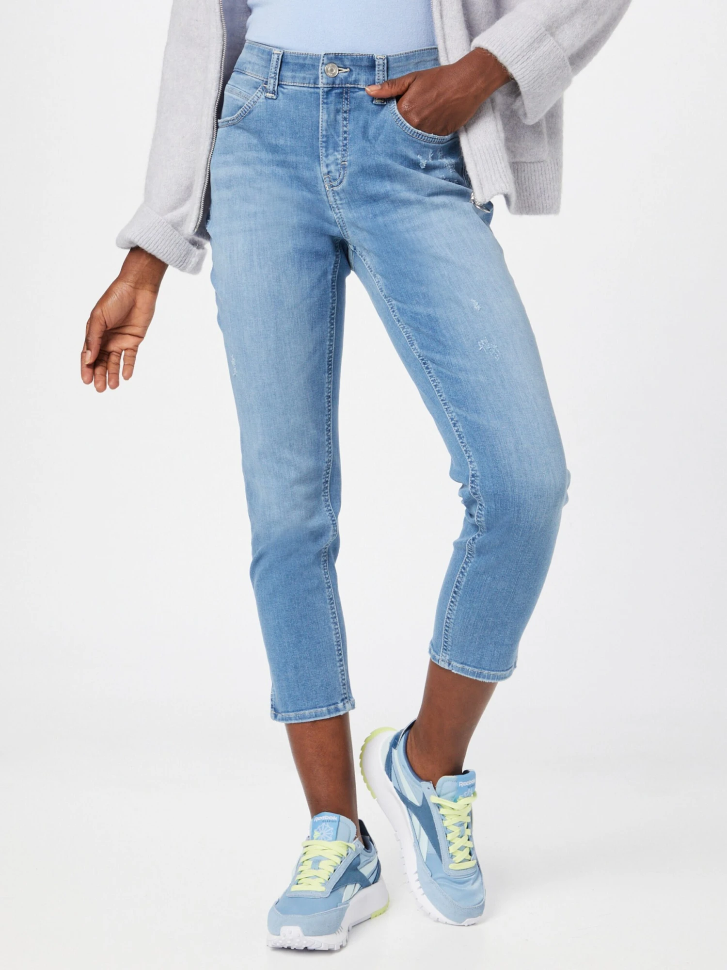 MAC Jeans Slimfit Jeans MELANIE Dames Lichtblauw 5 MAC Jeans Slimfit Jeans MELANIE Dames Lichtblauw - Afbeelding 3