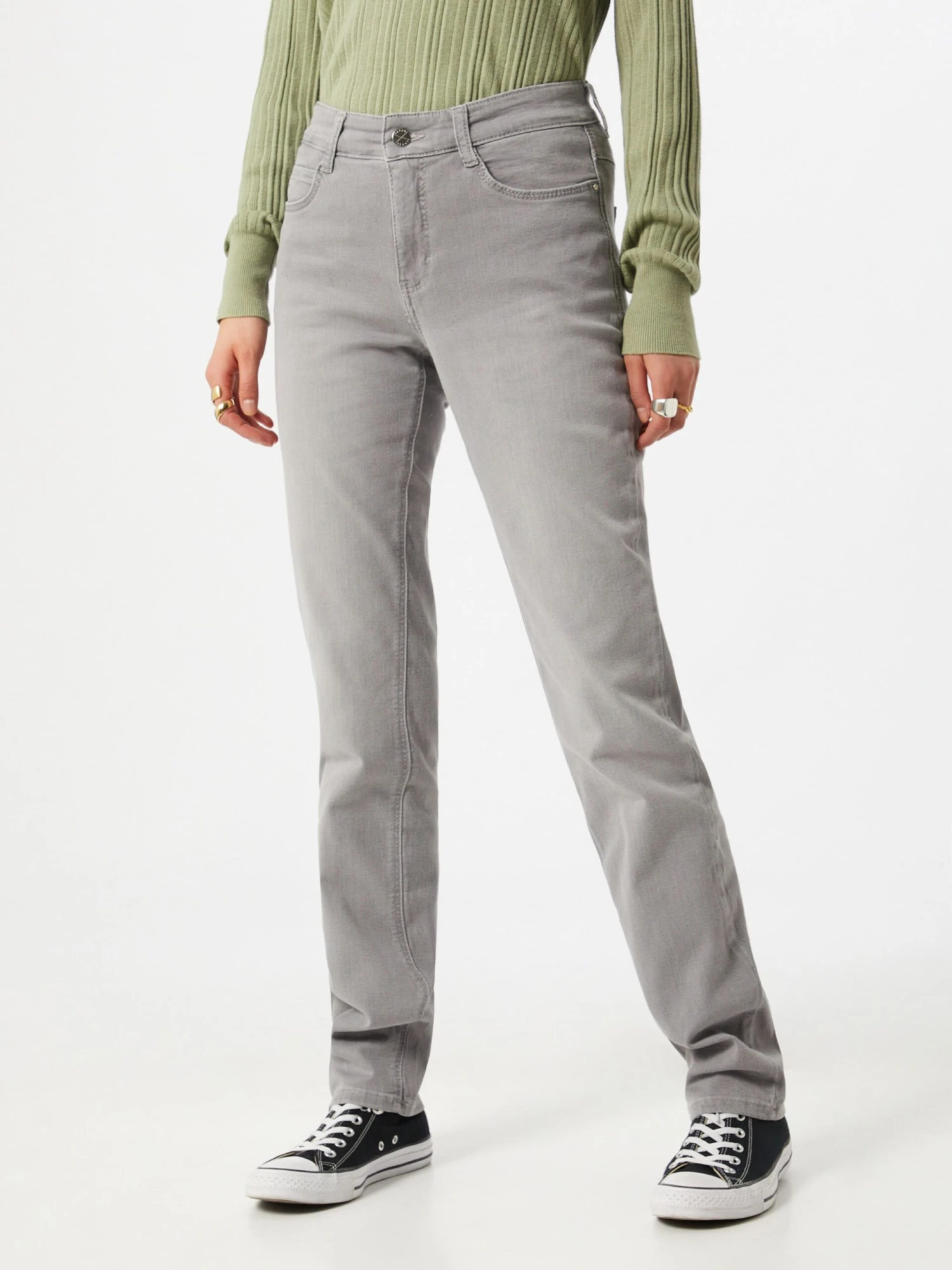 MAC Straight Regular Jeans Dream Dames Grijs 4 MAC Straight Regular Jeans Dream Dames Grijs - Afbeelding 2