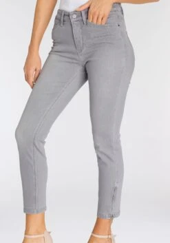 MAC Jeans Slimfit Jeans Dream Chic Dames Grijs -Mac a65abd24b58da4ed3a916b78716eebf1