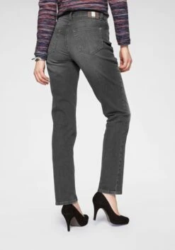 MAC Straight Regular Jeans Angela New Dames Donkergrijs -Mac a75b3e9e62078130c8bbb144f9aed21b