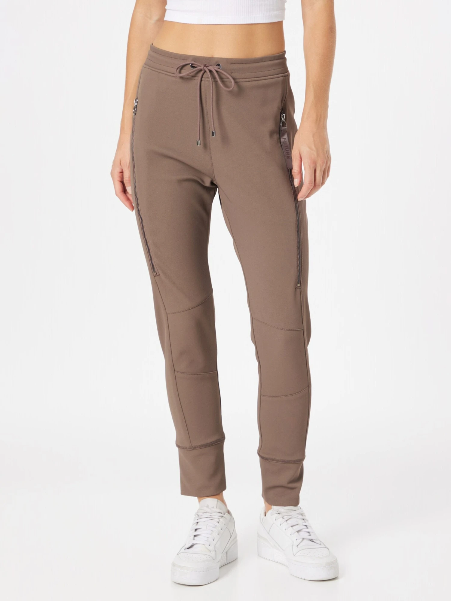 MAC Pantalons Slimfit Broek Dames Taupe 4 MAC Pantalons Slimfit Broek Dames Taupe - Afbeelding 2