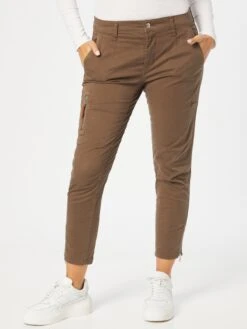 MAC Pantalons Regular Broek Rich Dames Lichtbruin -Mac ae4130ee80063b9836427a75b8dabf39