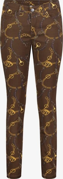 MAC Jeans Skinny Jeans Dames Bruin