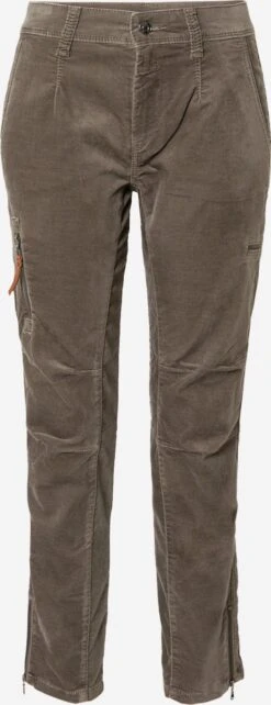 MAC Pantalons Slimfit Broek Rich Dames Olijfgroen