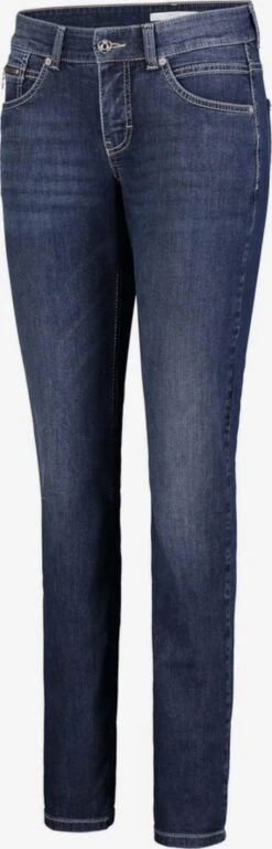 MAC Jeans Slimfit Jeans Dames Blauw