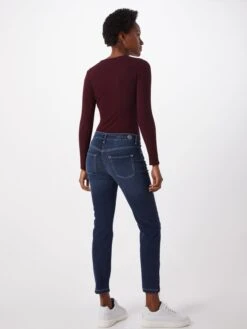 MAC Jeans Slimfit Jeans DREAM CHIC Dames Blauw -Mac b9a9ea1d2a449c793c007b41cb1c4197