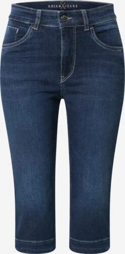 MAC Denim Shorts Regular Jeans Dream Dames Donkerblauw