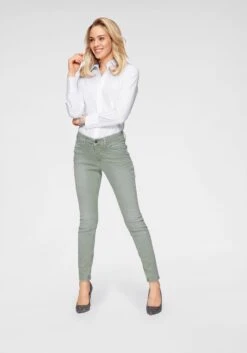 MAC Jeans Skinny Jeans Dames Lichtgroen -Mac c36fc1041364ed3bd4ee31d12337a5d4