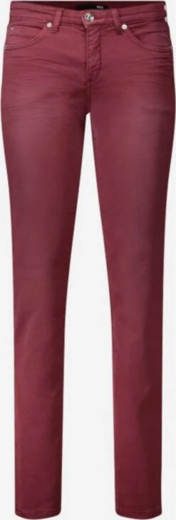 MAC Pantalons Regular Broek Dames Rood