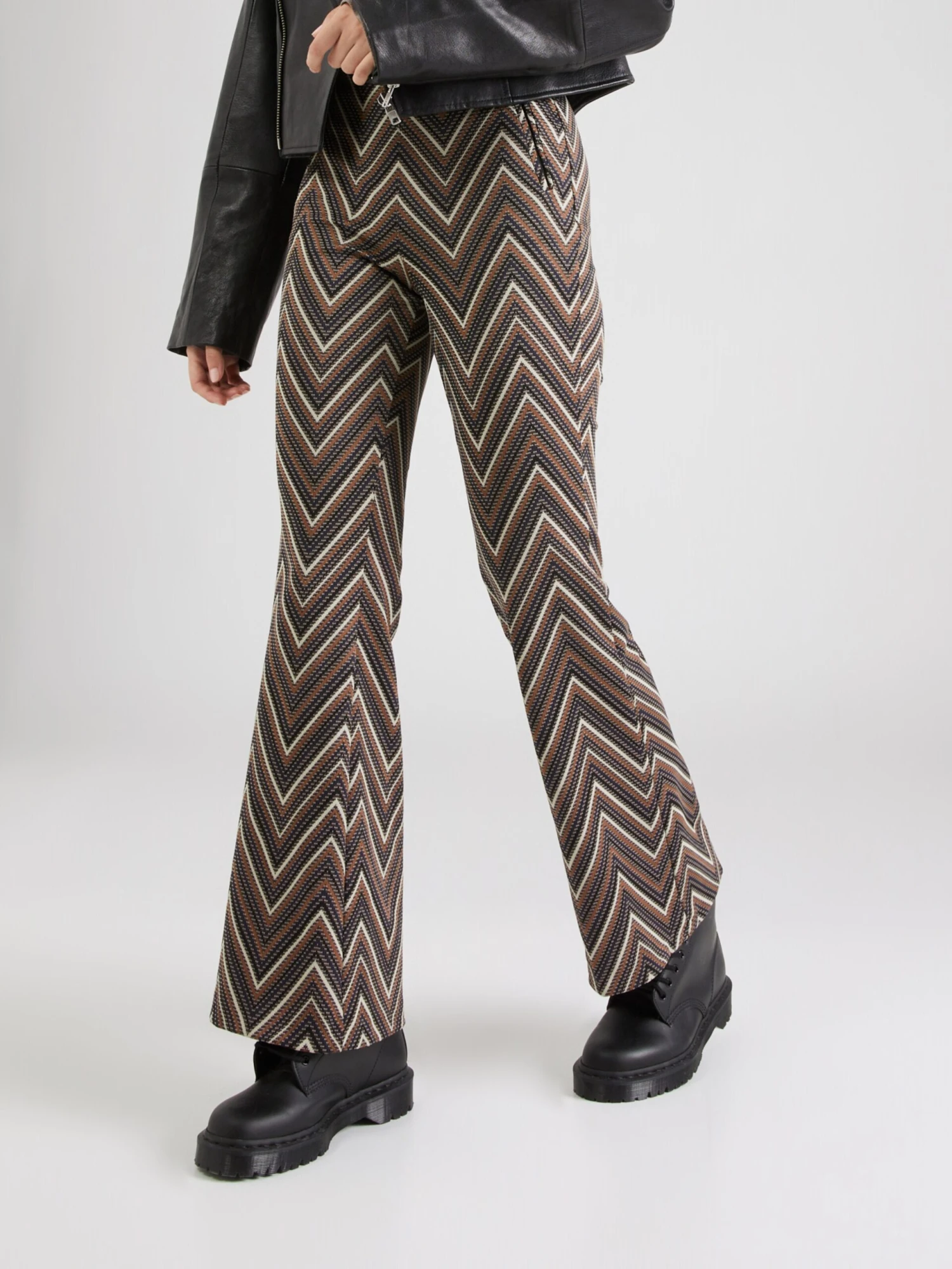 MAC Pantalons Bootcut Broek Dames Bruin 5 MAC Pantalons Bootcut Broek Dames Bruin - Afbeelding 3