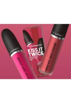 MAC Superstar Kits - Kiss It Twice Power Kiss Liquid Duo - Make-Upset - Pink -Mac ca74396bbe1a436aa35eee65cc430a49