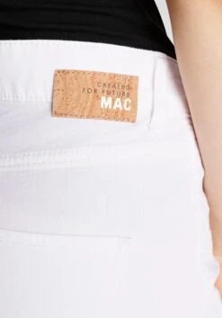 MAC Denim Shorts Slimfit Jeans Dames Wit -Mac d06a96679dcb00e9b91b996b723be044