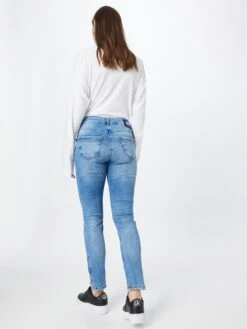 MAC Jeans Skinny Jeans Rich Dames Blauw -Mac d0a44478d357e1166cb6cc29171d4285