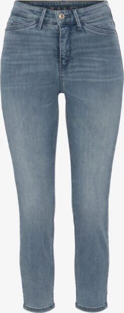 MAC Straight Regular Jeans Dames Blauw