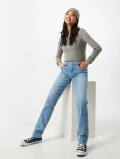 MAC Straight Regular Jeans Dream Dames Lichtblauw 10 MAC Straight Regular Jeans Dream Dames Lichtblauw -Mac d5e80c1a6f5732609c2dc02137c6198b