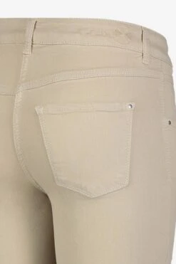 MAC Pantalons Slimfit Broek Dames Beige -Mac de859884728141100975e97b64b5a61d