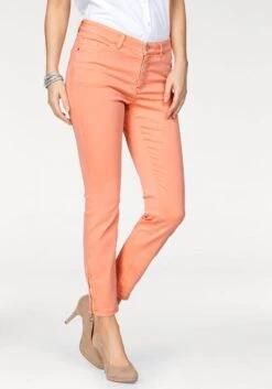 MAC Jeans Slimfit Jeans Dream Chic Dames Abrikoos -Mac e0319762e80e2086b873a3bdd83a5106
