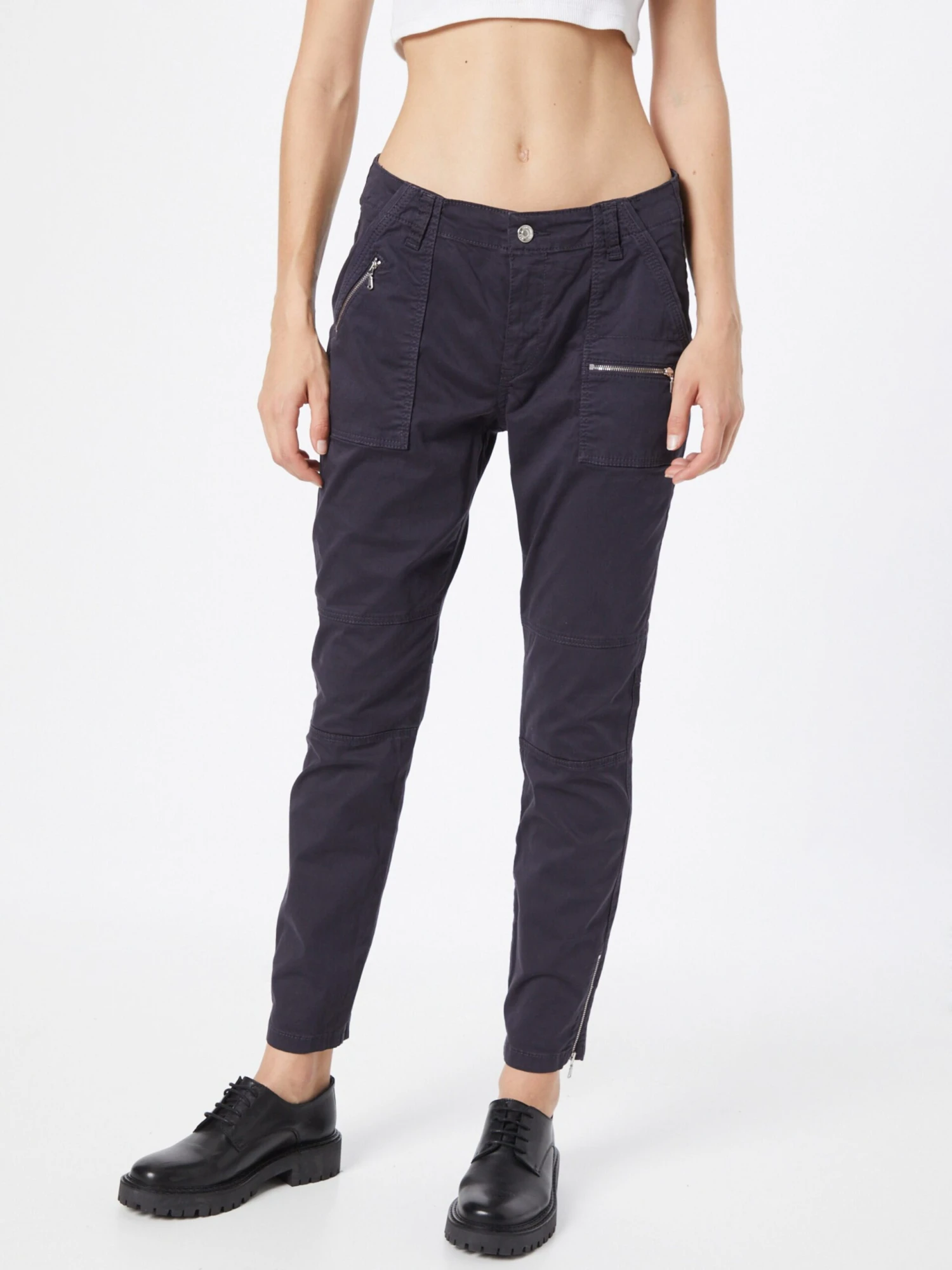 MAC Pantalons Regular Broek RICH Dames Donkergrijs 5 MAC Pantalons Regular Broek RICH Dames Donkergrijs - Afbeelding 3