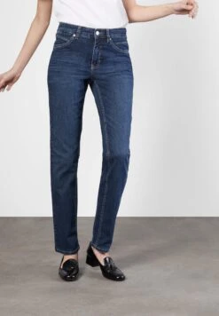 Melanie - Straight Leg Jeans - Blue