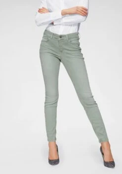 MAC Jeans Skinny Jeans Dames Lichtgroen -Mac e6e890ca4053465548524eb3f97bc03e
