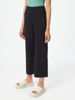 MAC Pantalons Loosefit Broek Chiara Dames Zwart -Mac e7304b502618f0f9b7e4b0ede24362ec