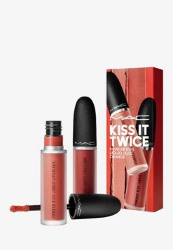 MAC Superstar Kits - Kiss It Twice Power Kiss Liquid Duo - Make-Upset - Orange