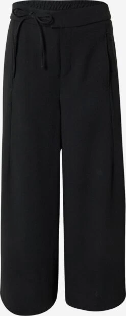MAC Pantalons Wide Leg Broek Celina Dames Zwart