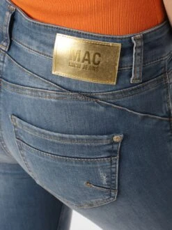 MAC Jeans Slimfit Jeans Rich Dames Lichtblauw -Mac ef243f5c9240ae072223b13dd85d24a7