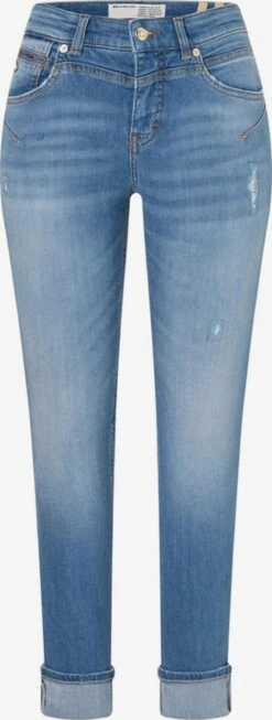 MAC Jeans Slimfit Jeans Rich Dames Lichtblauw