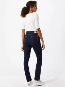 MAC Straight Regular Jeans Melanie Dames Donkerblauw -Mac f6e5749311a361f63eaa28f69e670ac8