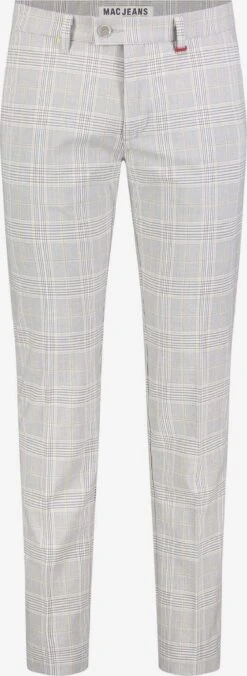 MAC Pantalons Regular Bandplooibroek Heren Grijs